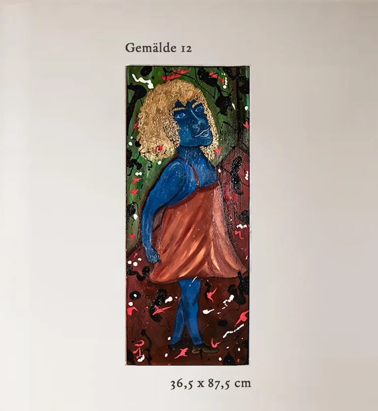 Gemälde: Am Fenster