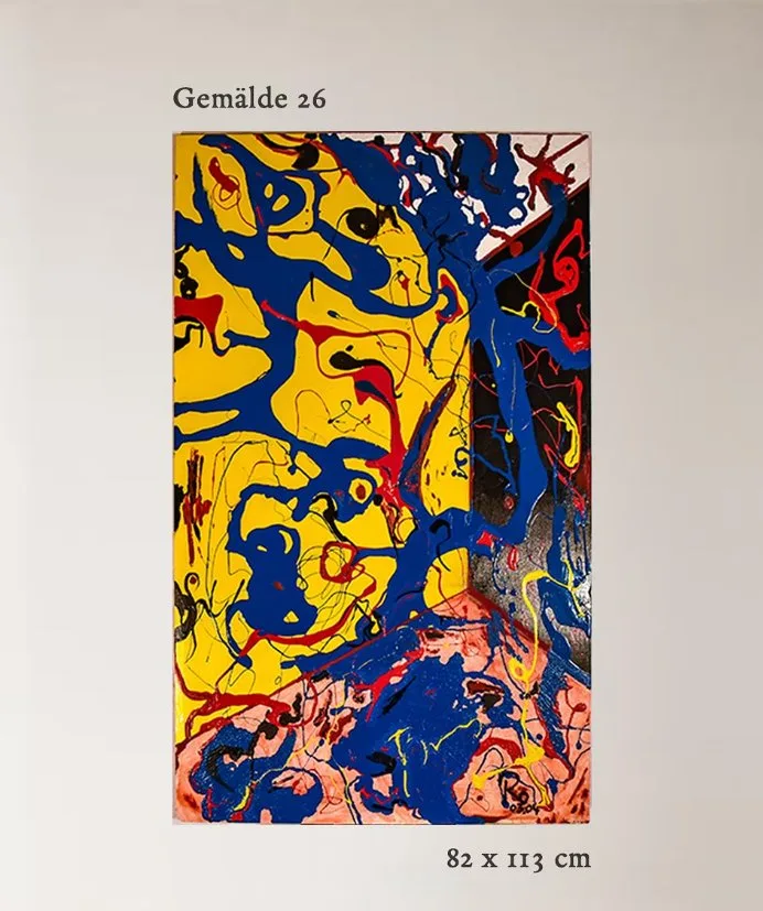 Gemälde: Winterweg